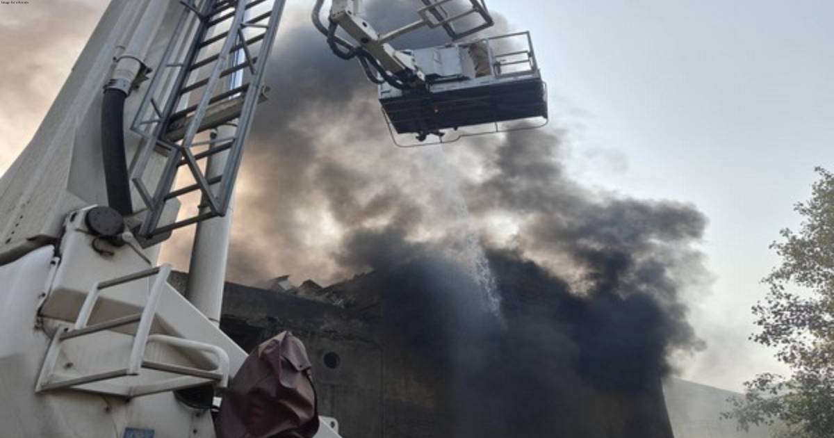 Delhi: Fire breaks out at plastic factory near Udyog Nagar metro station, no casualties